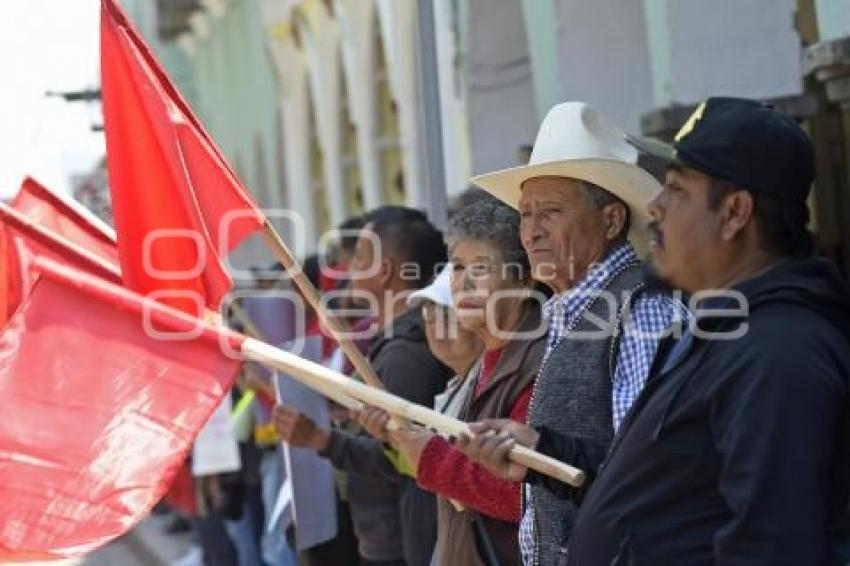 TLAXCALA . MANIFESTACIÓN ANTORCHISTA