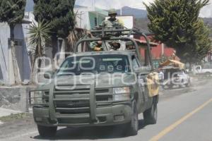 VOLCÁN POPOCATÉPETL . EJÉRCITO