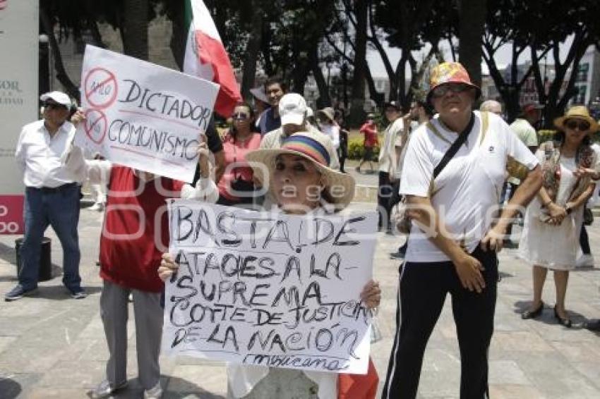 PROTESTA . SUPREMA CORTE DE JUSTICIA