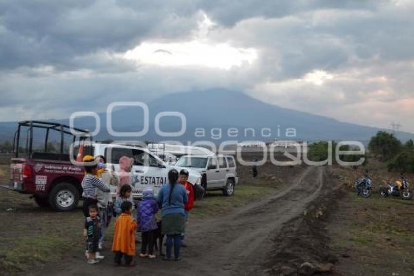 ATLIXCO .  DESBORDAMIENTO DE RÍO