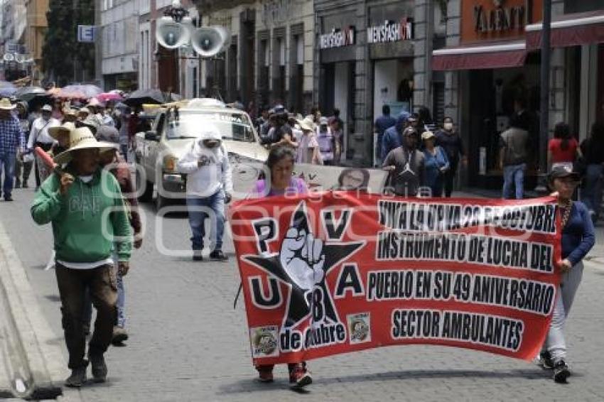 MANIFESTACIÓN UPVA 28 DE OCTUBRE