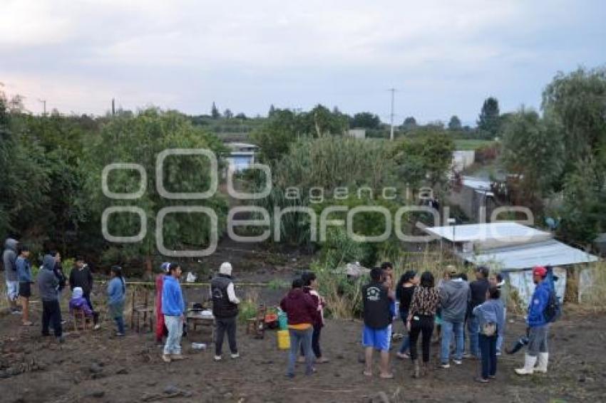 ATLIXCO .  DESBORDAMIENTO DE RÍO