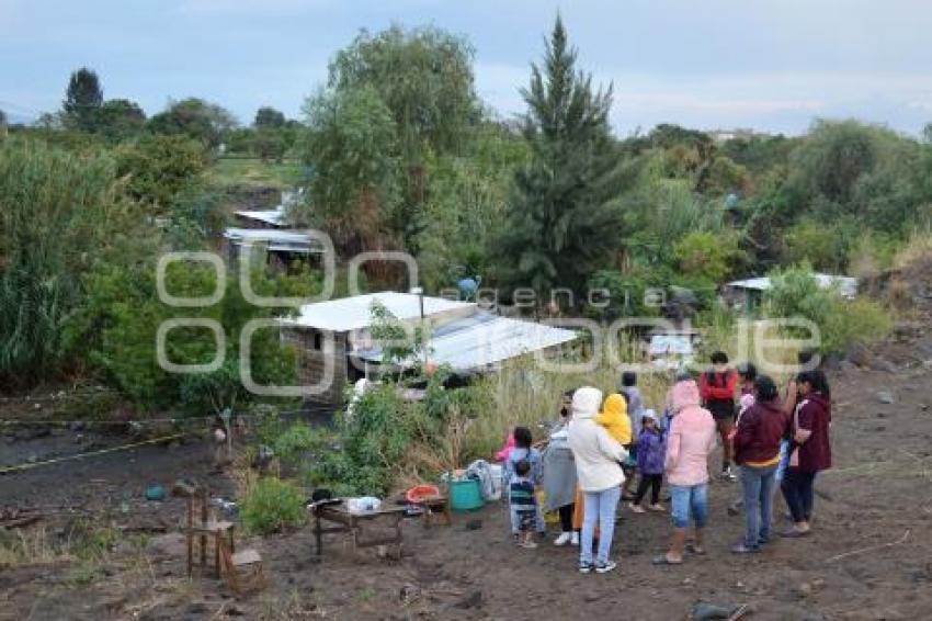 ATLIXCO .  DESBORDAMIENTO DE RÍO