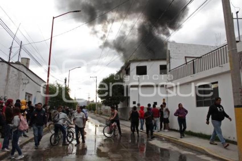 SAN PEDRO CHOLULA . EXPLOSIÓN