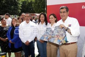 SAN ANDRÉS CHOLULA . ENTREGA DE PATRULLAS