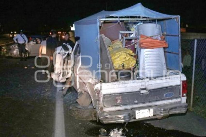 TLAXCALA . ACCIDENTE AUTOPISTA