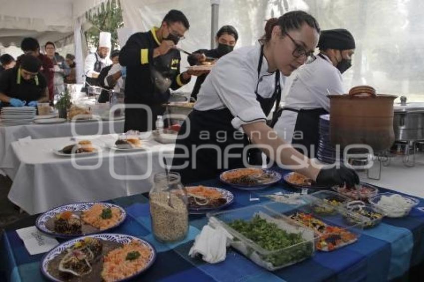 CANIRAC . COMIDA MOLE POBLANO