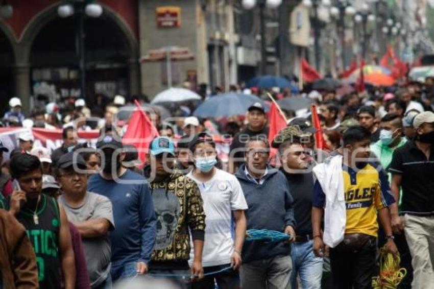 MANIFESTACIÓN ANTORCHA . AMALUCAN