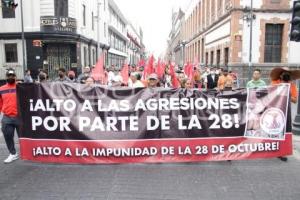 MANIFESTACIÓN ANTORCHA . AMALUCAN