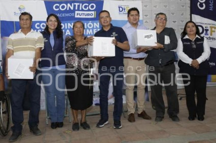 SAN ANDRÉS CHOLULA . ASISTENCIA ALIMENTARIA