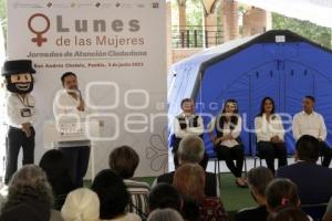 SAN ANDRÉS CHOLULA .  JORNADA LUNES DE MUJERES