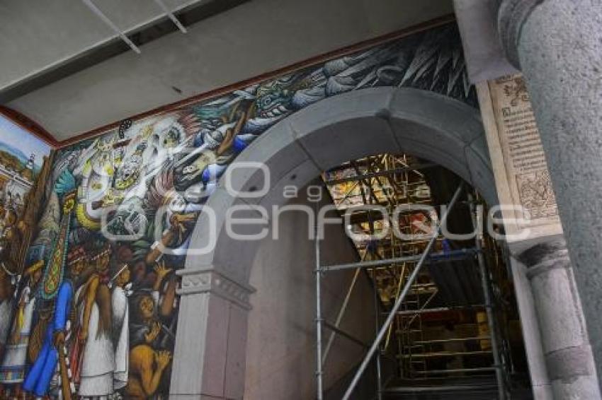 TLAXCALA . RESTAURACIÓN MURAL