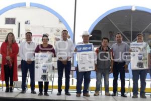 SAN ANDRÉS CHOLULA . ENTREGA MAQUINARIA AGRÍCOLA