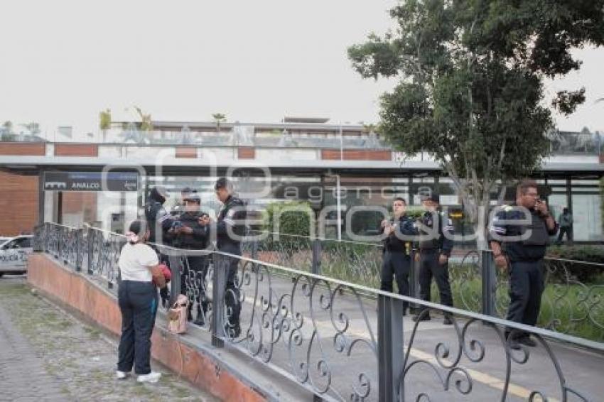 METROBÚS . POLICÍA