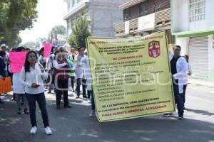 TLAXCALA . MANIFESTACIÓN SECTOR SALUD