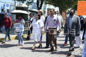 TLAXCALA . MANIFESTACIÓN SECTOR SALUD