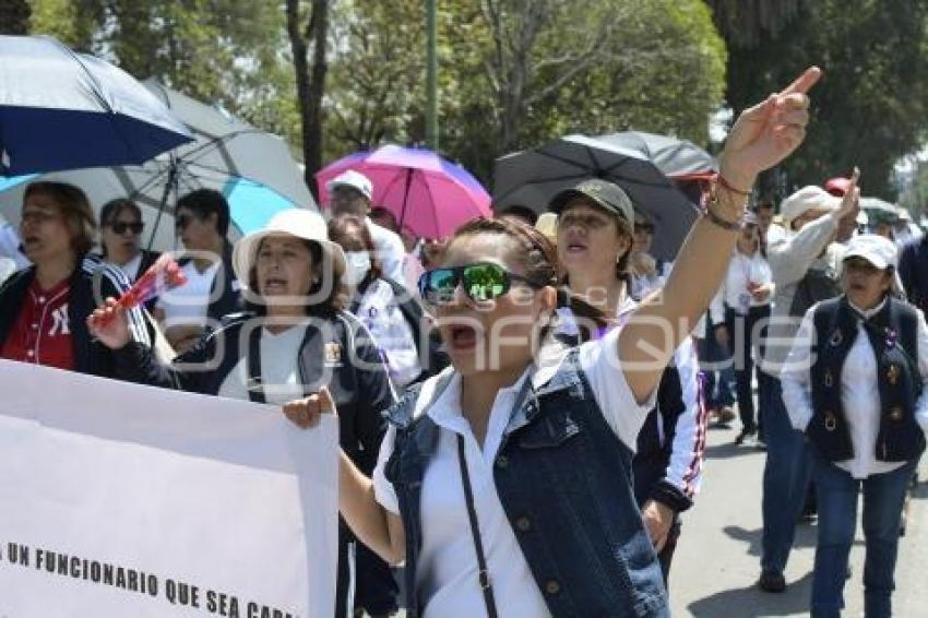 TLAXCALA . MANIFESTACIÓN SECTOR SALUD