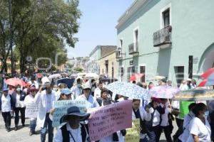 TLAXCALA . MANIFESTACIÓN SECTOR SALUD