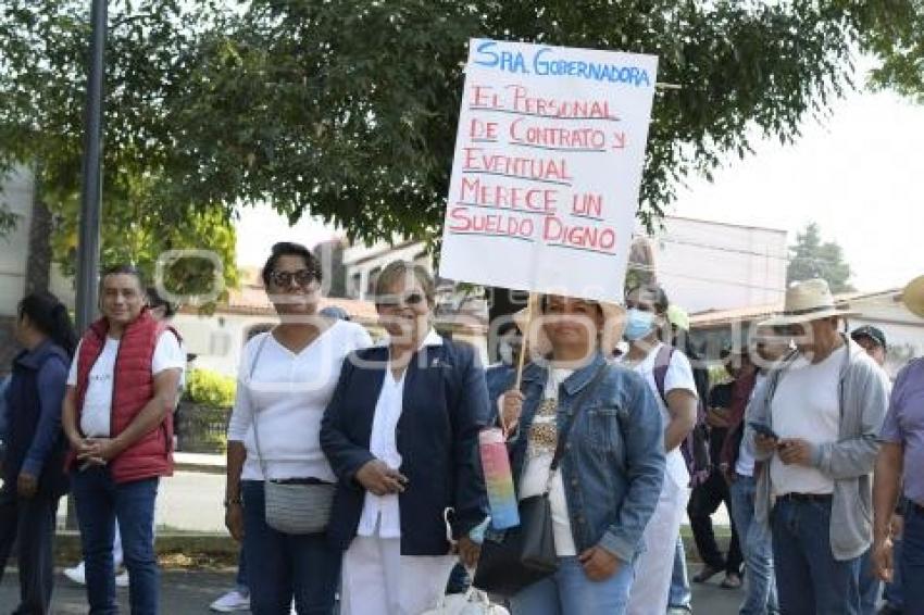 TLAXCALA . MANIFESTACIÓN SECTOR SALUD