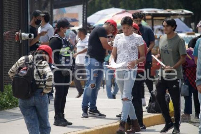 BUAP . EXAMEN DE ADMISIÓN