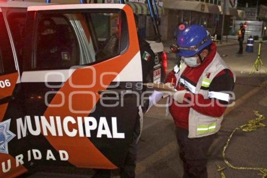 TLAXCALA . OPERATIVO ALCOHOLÍMETRO