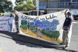 TLAXCALA . MANIFESTACIÓN TLALCUAPAN