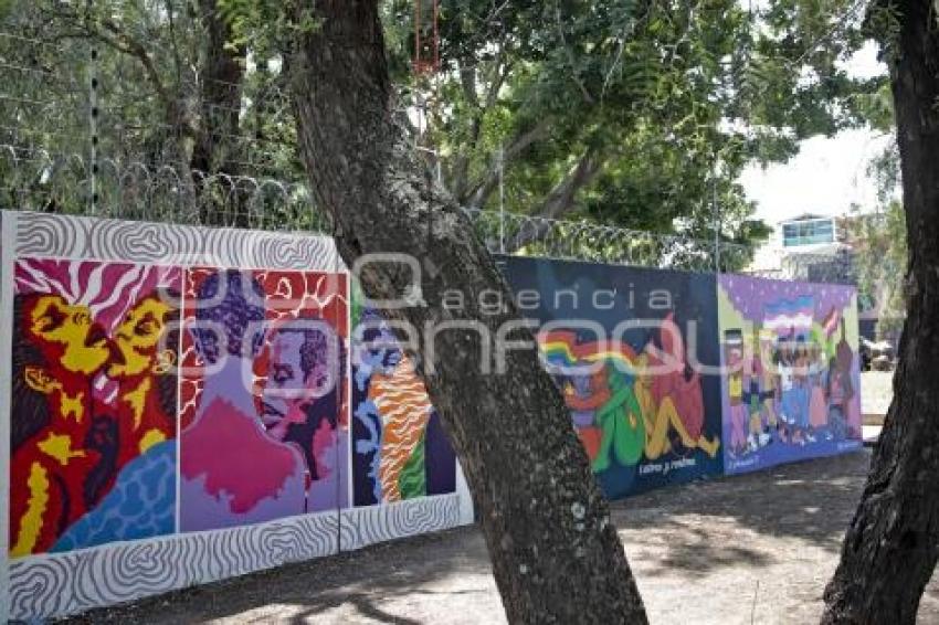 PARQUE SKATE . MURALES ORGULLO