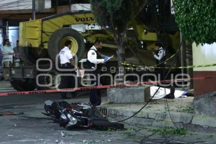 ACCIDENTE MOTOCICLISTA