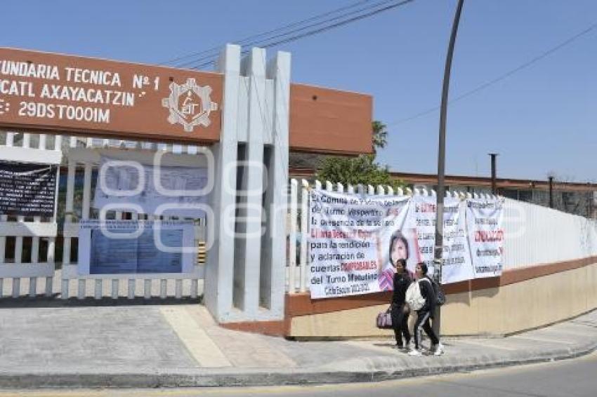 TLAXCALA . MANIFESTACIÓN . TEC 1