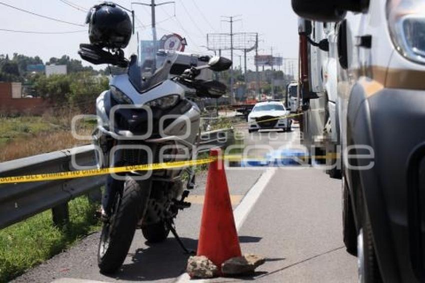 NOTA ROJA . ACCIDENTE MOTOCICLISTA