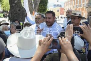 TLAXCALA . MANIFESTACIÓN SINDICATOS