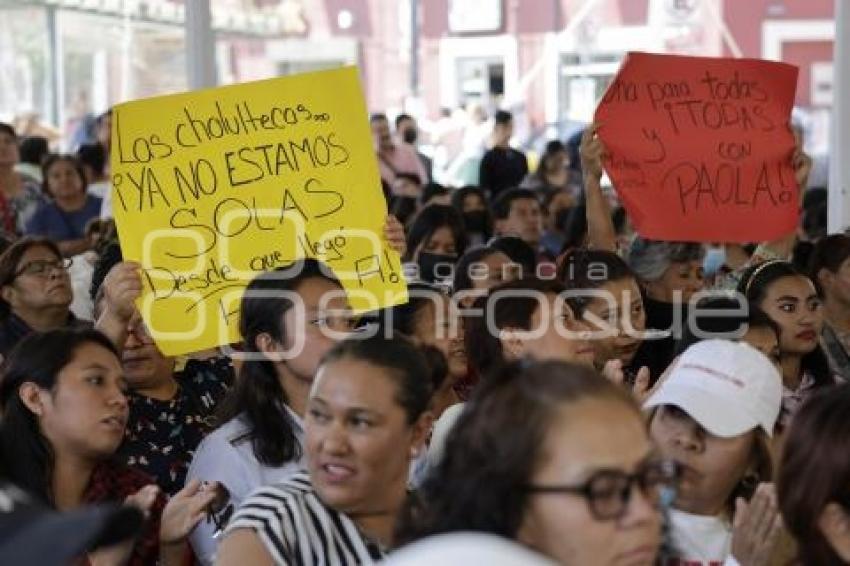 CHOLULA . JORNADA LUNES DE LAS MUJERES
