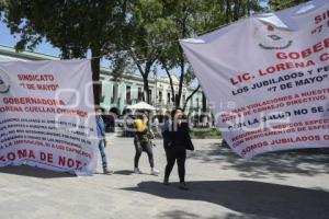 TLAXCALA . MANIFESTACIÓN SINDICATOS