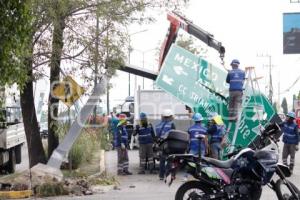 ACCIDENTE VIAL . SEÑALÉTICA