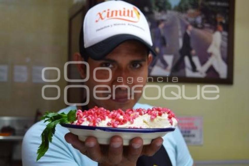 ATLIXCO . HELADO EN NOGADA