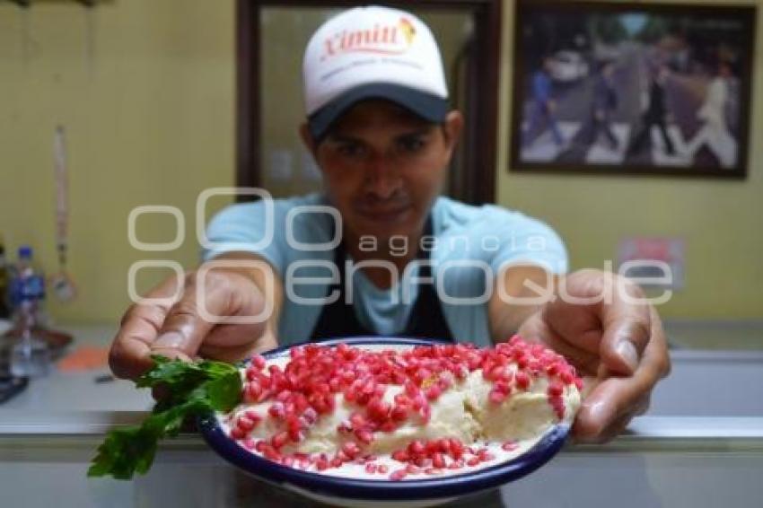 ATLIXCO . HELADO EN NOGADA