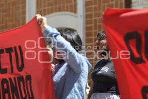 TLAXCALA . MANIFESTACIÓN NORMALISTAS