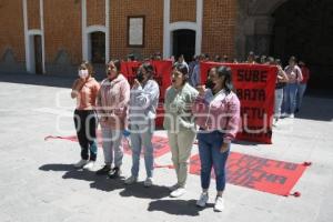 TLAXCALA . MANIFESTACIÓN NORMALISTAS