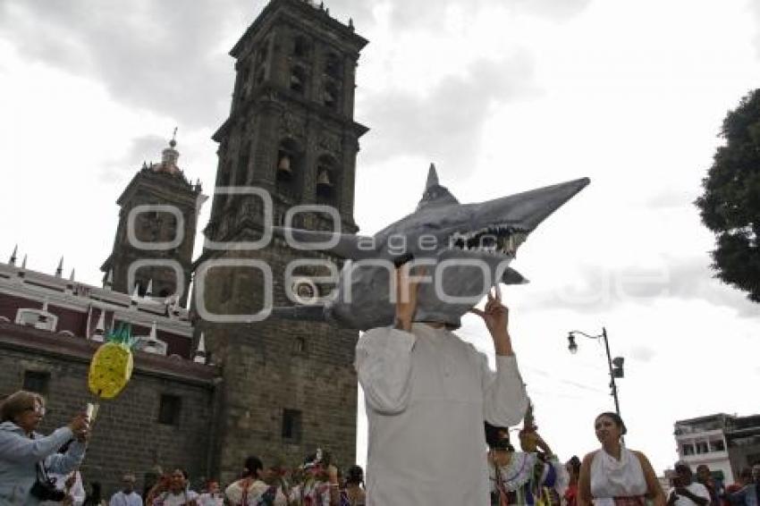 CALENDA . PRESENCIA DE OAXACA EN PUEBLA