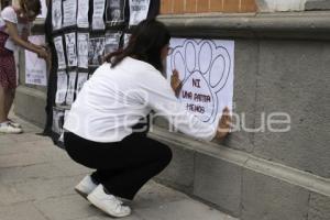 TLAXCALA . MANIFESTACIÓN MALTRATO ANIMAL