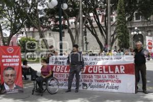 PROTESTA . ABELARDO CUELLAR