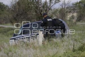 TLAXCALA . CAMIONETA ABANDONADA