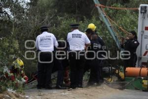 TLAXCALA . ACCIDENTE EN BARRANCA