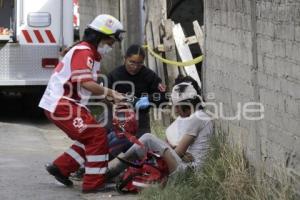 TLAXCALA . ACCIDENTE EN BARRANCA