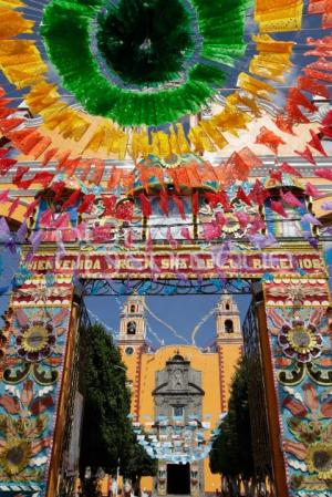 SAN ANDRÉS CHOLULA . PREPARATIVOS FERIA