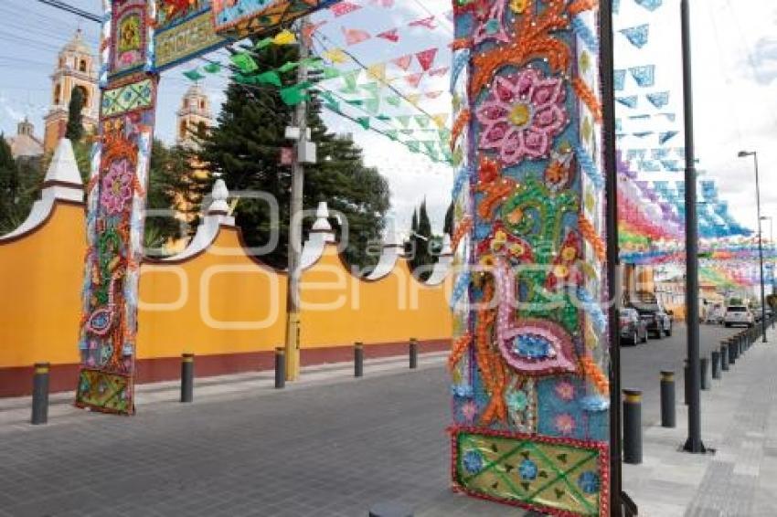 SAN ANDRÉS CHOLULA . PREPARATIVOS FERIA