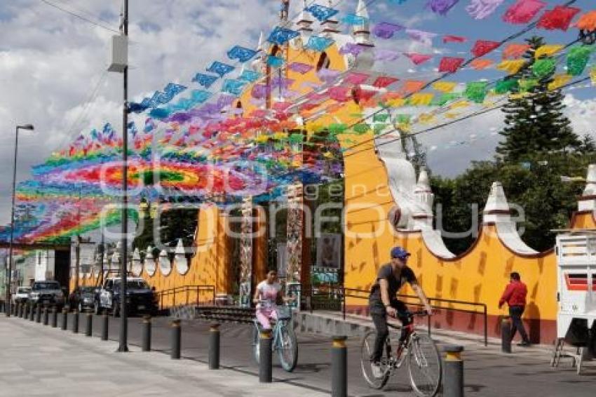 SAN ANDRÉS CHOLULA . PREPARATIVOS FERIA