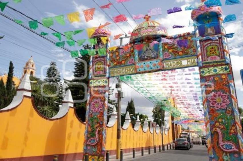 SAN ANDRÉS CHOLULA . PREPARATIVOS FERIA