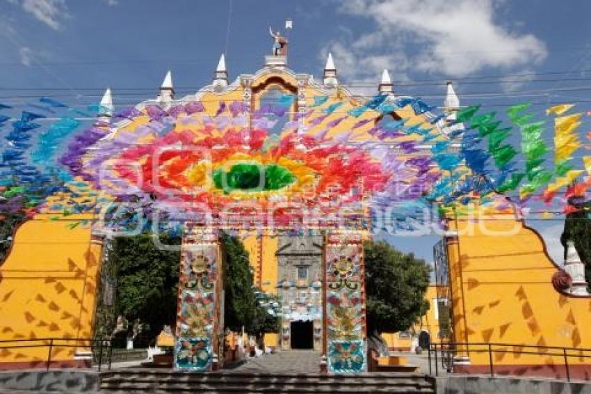 SAN ANDRÉS CHOLULA . PREPARATIVOS FERIA