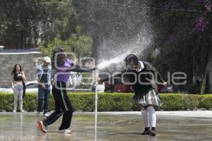 TLAXCALA . FUENTE DANZANTE